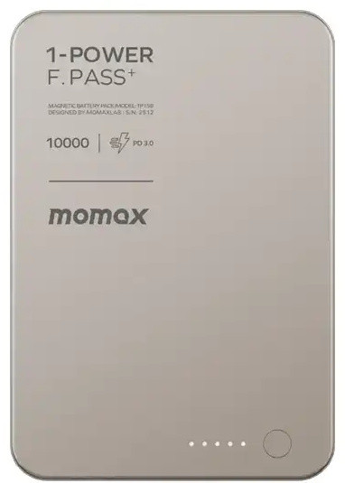 پاور بانک مگنتی10000 مومکس Momax 1-Power F.Pass⁺ IP158 (E)