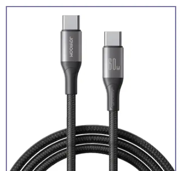 کابل شارژ دو سر تایپ سی 60 وات 1 متر Joyroom Type-C To Type-C Data Cable S-A28 (E)