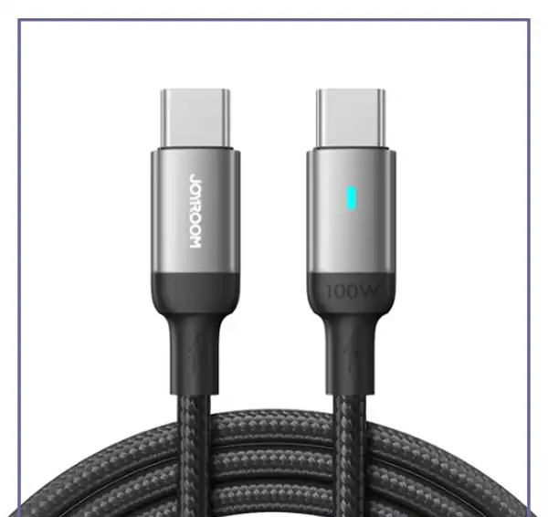 کابل شارژ دو سر تایپ سی 100 وات 1.2 متر جویروم Joyroom Type-C To Type-C Data Cable S-A10 (E)