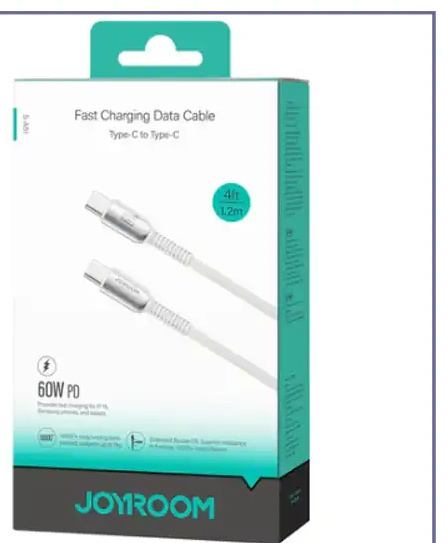 کابل شارژ دو سر تایپ سی 60 وات 1.2 متر جویروم Joyroom Type-C To Type-C Data Cable S-A51 (E)