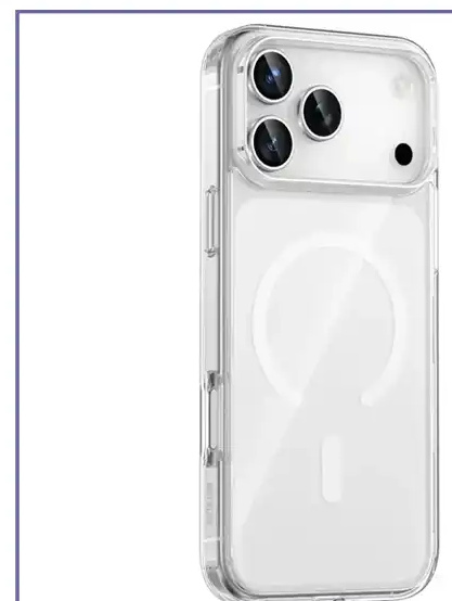 قاب شفاف مگ سیف آیفون 17 پرو گرین لاین Green Lion Magsafe Crystal Clear Iphone 17 Pro GNMCRYC17PCL (E)