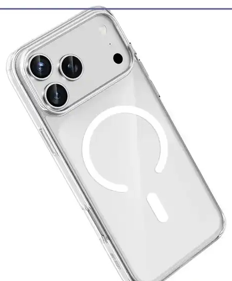 قاب شفاف مگ سیف آیفون 17 پرو گرین لاین Green Lion Magsafe Crystal Clear Iphone 17 Pro GNMCRYC17PCL (E)