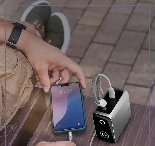پاوربانک 45 وات 15000 با کابل تایپ سی پاورولوژی Powerology Mini Power Bank PPBCHA60BK (E)