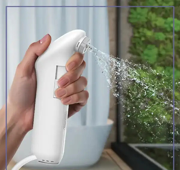 جارو خودشور مسافرتی با مخرن گرین لاین Green Lion Bidet Pro GNPRTVLBDTWH (E)