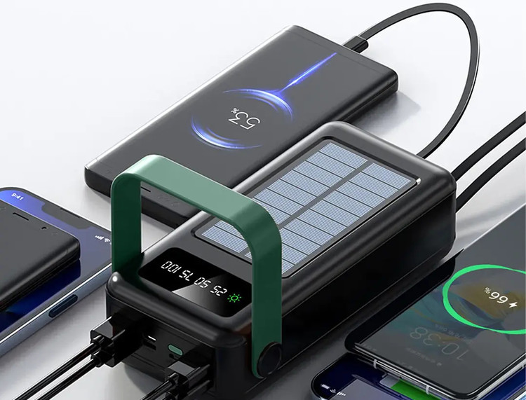 پاوربانک خورشیدی 80000 گرین لاین Green Lion Solar Max Power Bank GNSLRPB80KBK (E)