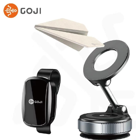 کیت هولدر و گیره عینک و خوشبو گننده گوجی Goji 3in1 car kit (E)