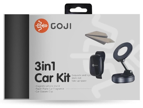 کیت هولدر و گیره عینک و خوشبو گننده گوجی Goji 3in1 car kit (E)