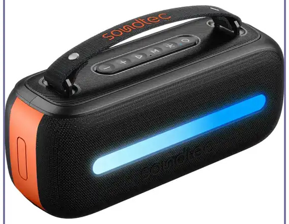 اسپیکر بلوتوثی 24 وات ساندتک پرودو Porodo Gala Lite Speaker PDSTGW40BBK (E)