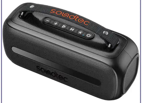 اسپیکر بلوتوثی 24 وات ساندتک پرودو Porodo Gala Lite Speaker PDSTGW40BBK (E)