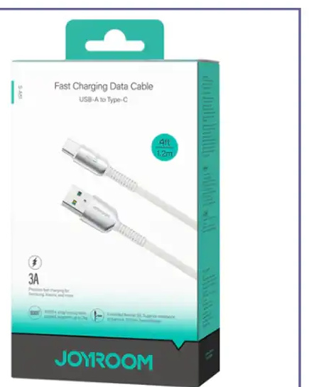 کابل شارژ تایپ سی 1.2 متر جویروم Joyroom Type-C 1.2M Data Cable S-A51 (E)
