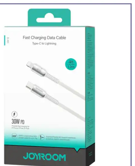 کابل شارژ تایپ سی به لایتنینگ 1.2 متر جویروم Joyroom Type-C To Lightning 1.2M Data Cable S-A51 (E)
