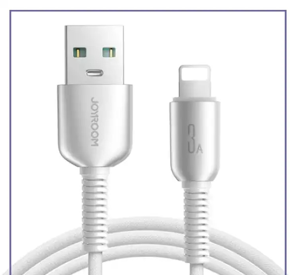 کابل شارژ لایتنینگ 1.2 متر جویروم Joyroom Lightning 1.2M Data Cabel S-A51 (E)