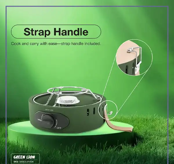 اجاق گاز کمپینگ گرین لاین Green Lion Solo Flame Camping Stove GNSOLSTVGN (E)