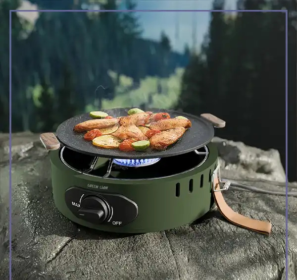 اجاق گاز کمپینگ گرین لاین Green Lion Solo Flame Camping Stove GNSOLSTVGN (E)