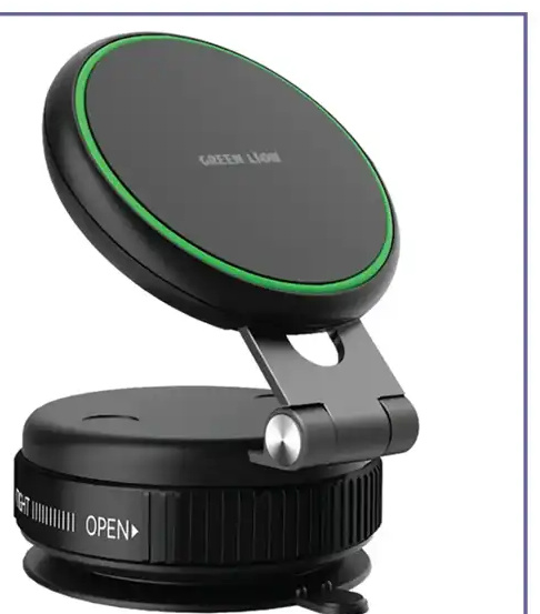 هولدر وکیومی گرین لاین Green Lion GX-41 Suction Phone Holder GNGX41SPHLBK (E)