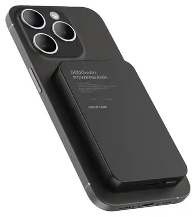 پاوربانک وایرلس 5000 گرین لاین Green Lion GL-MAG 5 5000mAh Power Bank GNMAG5KPBBK (E)