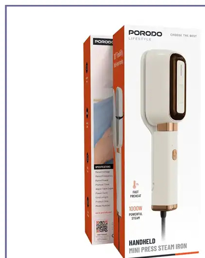 اتو بخار دستی پرودو Porodo Handheld Mini Press Steam Iron PDLFST215BG (E)
