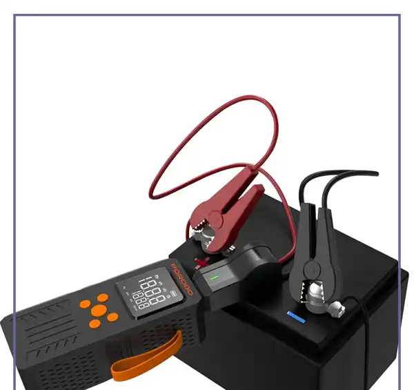 جامپ استارت و پمپ باد پرودو Porodo 4-In-1 Multi-Tool Inflator & Jump Starter PD15KJSPBK (E)