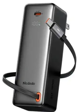 پاوربانک 10000 و آداپتور شارژ 30وات مک دودو Mcdodo 3-in-1 Power Bank MC-3181 (E)