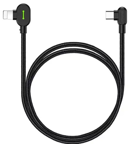 کابل شارژ تایپ سی به لایتنینگ 90 درجه 1.8 متر مک دودو Mcdodo Type-C To Lightning Data Cable CA-7371 (E)