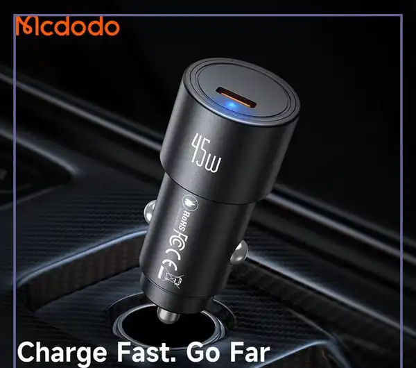 شارژر فندکی 45 وات مک دودو Mcdodo Obsidian Type-C Car Charger CC-5340 (E)
