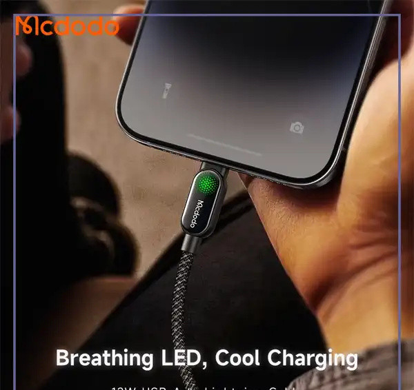 کابل شارژ لایتنینگ 1.2 متر مک دودو Mcdodo LightSync Cable CA-4510 (E)