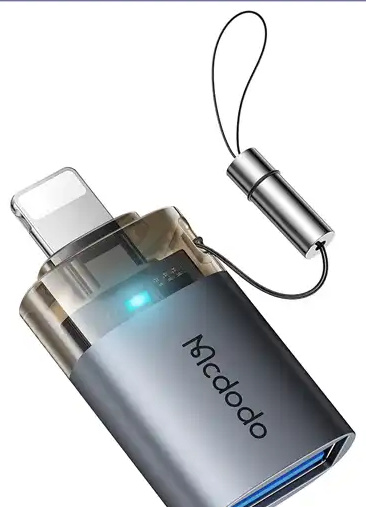 تبدیل USB به لایتنینگ مک دودو Mcdodo Luma OTG USB To Lightning OT-7390 (E)