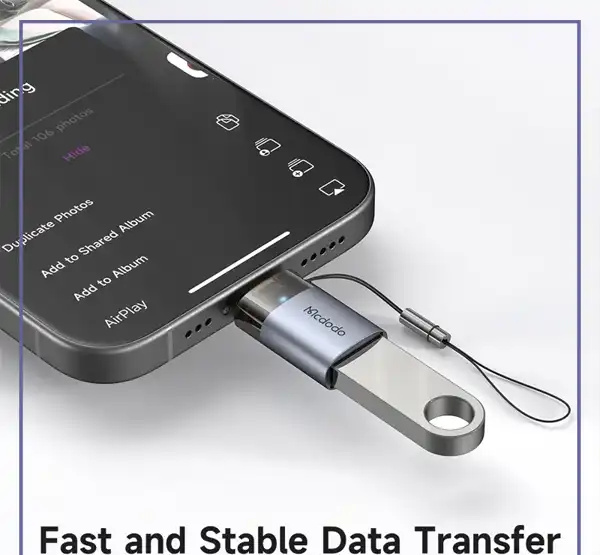 تبدیل USB به لایتنینگ مک دودو Mcdodo Luma OTG USB To Lightning OT-7390 (E)