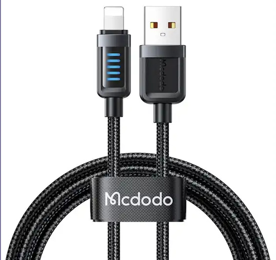 کابل شارژ لایتنینگ 12 وات مک دودو Mcdodo Cab Vision Cable CA-0320 (E)