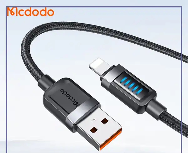 کابل شارژ لایتنینگ 12 وات مک دودو Mcdodo Cab Vision Cable CA-0320 (E)
