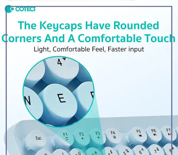موس و کیبورد بی سیم کوتسی Coteci Keyboard Set OF-054 (E)