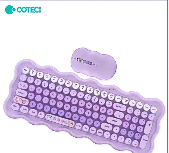 موس و کیبورد بی سیم کوتسی Coteci Mouse And Keyboard Set OF-056 (E)