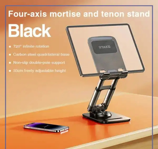 هولدر رومیزی موبایل و تبلت رتاکو Rtako Multi-Function Lifting Stand ZJ-P01 (E)