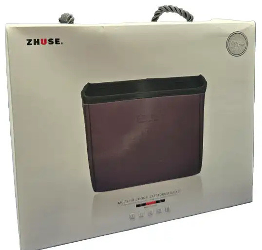 سطل زباله خودرو ژوس Zhuse Multi-Functional Car Storage Bucket ZS-CA-007 (E)