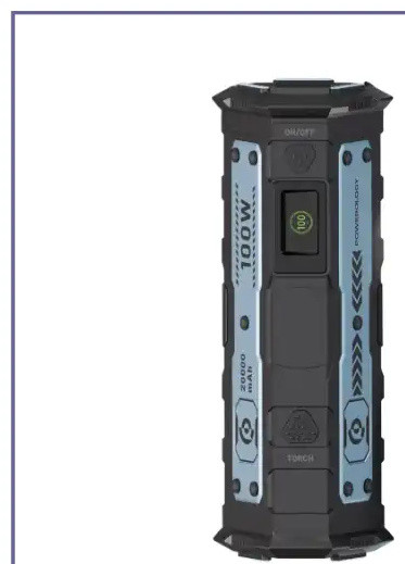 پاوربانک 20000 با چراغ قوه پاورولوژی Powerology TorchPower PPBCHA91BK (E)