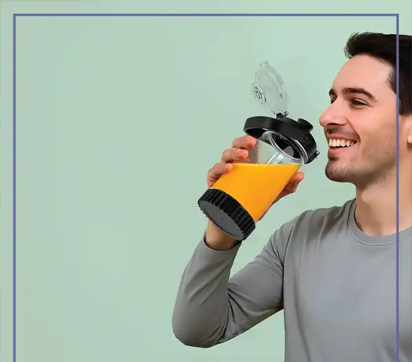 مخلوط کن و بلندر پاورولوژی Powerology Duomix Portable Blender PWPB27BK (E)