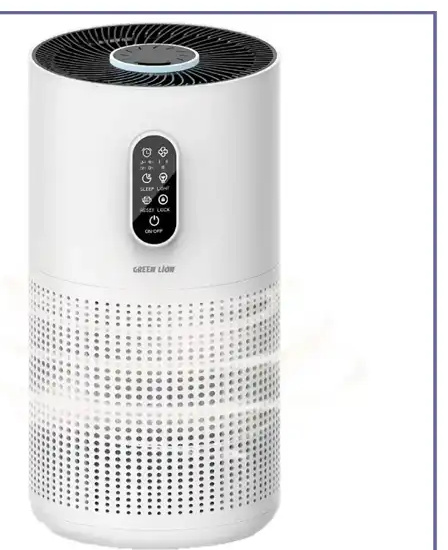 دستگاه تصفیه هوا گرین لاین Green Lion Compact Air Purifier GNCMPAIRPRWH (E)