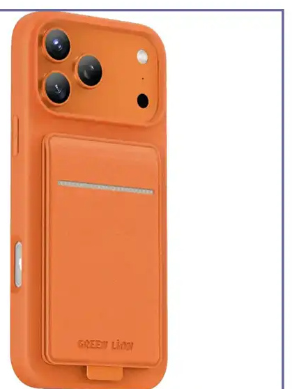 قاب با جاکارتی آیفون 17 پرو مکس گرین لاین Green Lion MasgSafe Regal Case GNRLMG17PMBL 17 Pro Max (E)