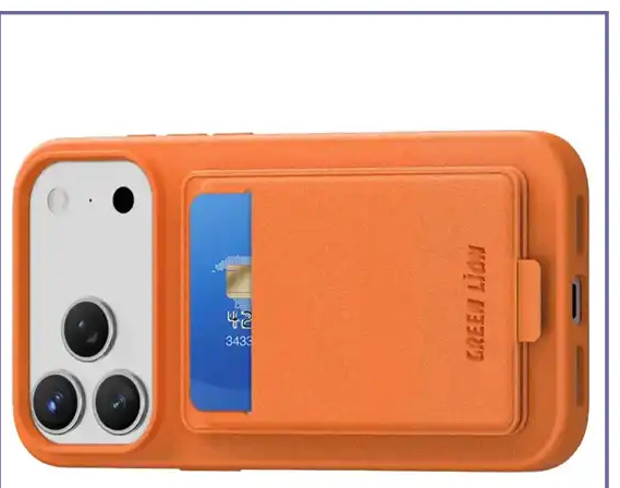 قاب با جاکارتی آیفون 17 پرو مکس گرین لاین Green Lion MasgSafe Regal Case GNRLMG17PMBL 17 Pro Max (E)