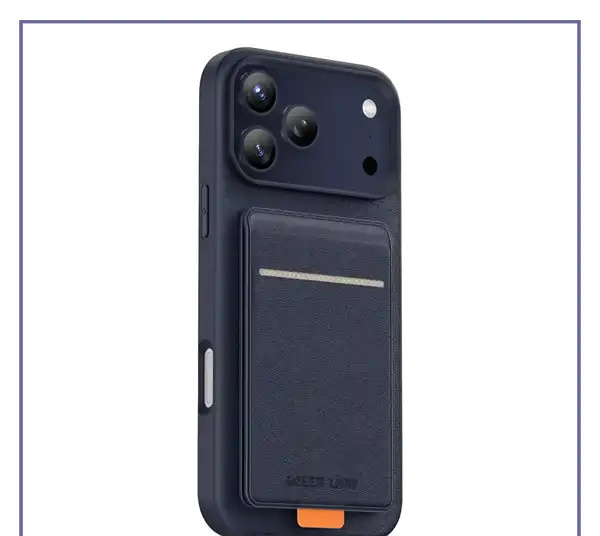 قاب با جاکارتی آیفون 17 پرو مکس گرین لاین Green Lion MasgSafe Regal Case GNRLMG17PMBL 17 Pro Max (E)