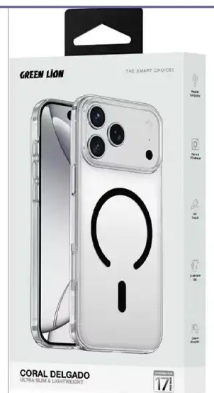قاب آیفون 17 پرو مگسیف دار گرین لاین Green Lion Coral Delgado Case for iPhone 17 Pro GNCLD17P (E)