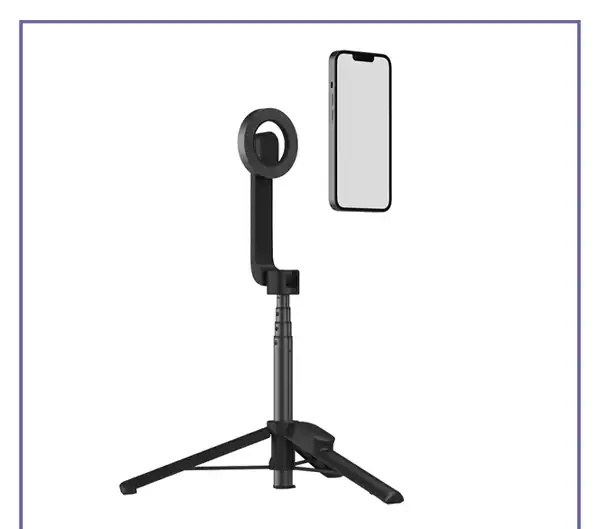 مونوپاد و سه پایه مگنتی پرودو Porodo Magsafe Selfie Tripod PDMGS64BK (E)