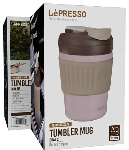 ماگ مسافرتی لپرسو Lepresso Morningscape Tumbler Mug Dual SipL PPBCFFCGY (E)