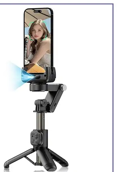 گیمبال و استبلایزر با قابلیت ردیابی 360 درجه RTAKO AI Tracking Anti-Shake Gimbal Stabilizer Q19 (E)