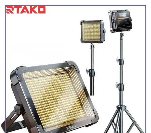 چراغ کمپینگ شارژی رتاکو RTAKO AR-GTB600T Multi-Function Charging Panel Light (E)
