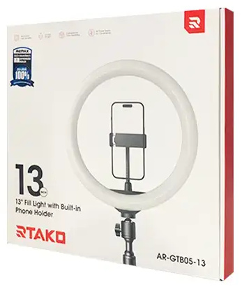 رینگ لایت 13 اینچ رتاکو RTAKO AR-GTB05-13 13″ Ring light (E)