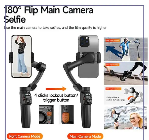 گیمبال و استبلایزر هوشمند رتاکو Rtako M05/ai gimbal Stabilizer Three axis (E)