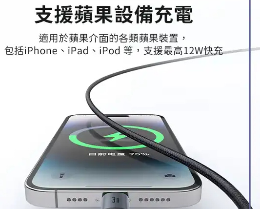 کابل شارژ لایتنینگ 2 متر مک دودو Mcdodo Cab Luma USB-A To Lightning Cable CA-6541 (E)