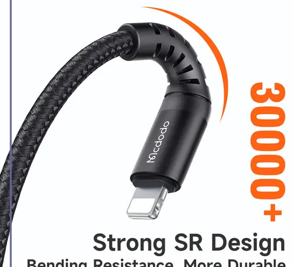 کابل شارژ و انتقال داده لایتنینگ مک دودو 2 متری MCDODO 3A Lightning Fast Charge Data Cable CA-2264 (E)