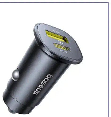 شارژر فندکی دو پورت 30 وات بیسوس Baseus GoTrip DP1 Car Charger BS-C15C1 (E)